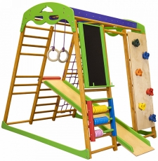 Дитячий спортивний комплекс для квартири SportBaby Карамелька 1